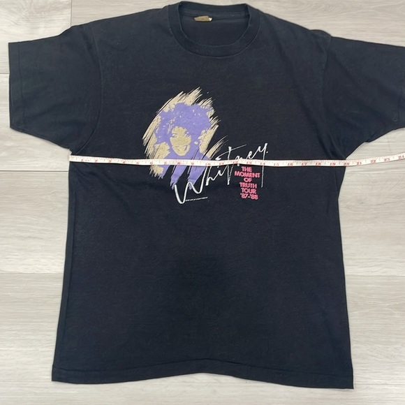 Vintage 1987 Whitney Houston The Moment of Truth Concert Graphic T-Shirt - Picture 13 of 16